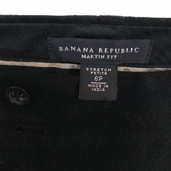 Black Banana Republic Stretch Slacks - Picture 2 of 4
